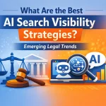 Image showing AI search visibility and legal trends
